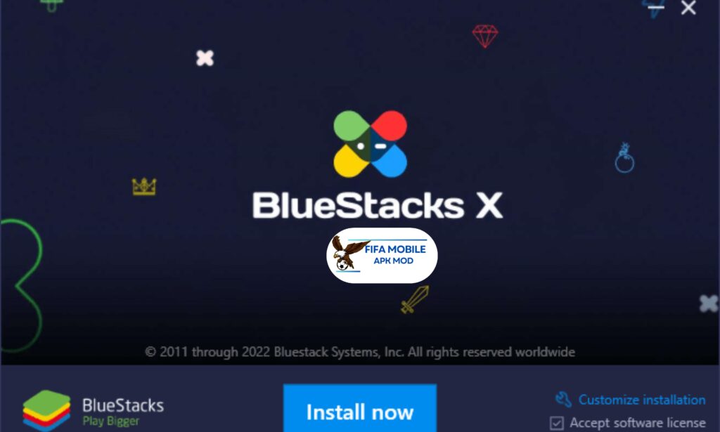bluestacks for downloading FIFA Mobile 